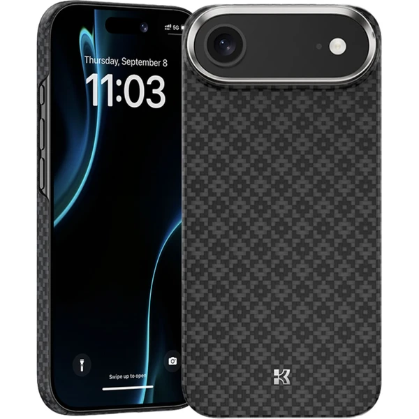 Benks ArmorGrid ArmorAir Kevlar MagSafe kryt iPhone Air Obsidian Black - Puzdra - Hlavný obrázok