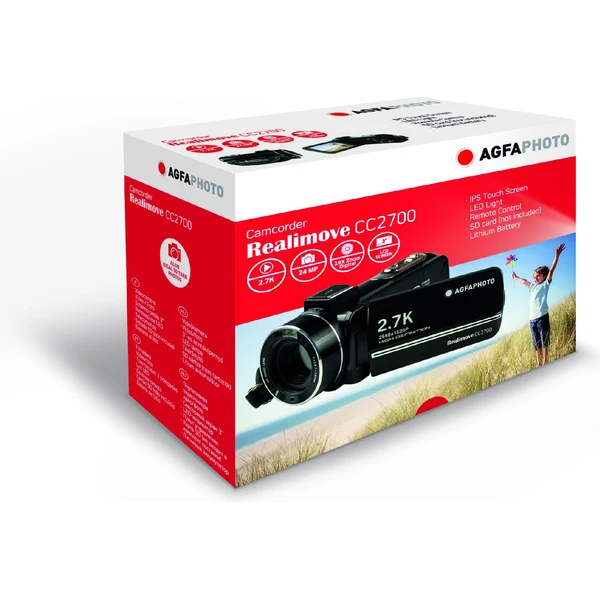 AgfaPhoto Realimove CC2700 kamera čierna - Kamery - Obrázok YBCL000K01