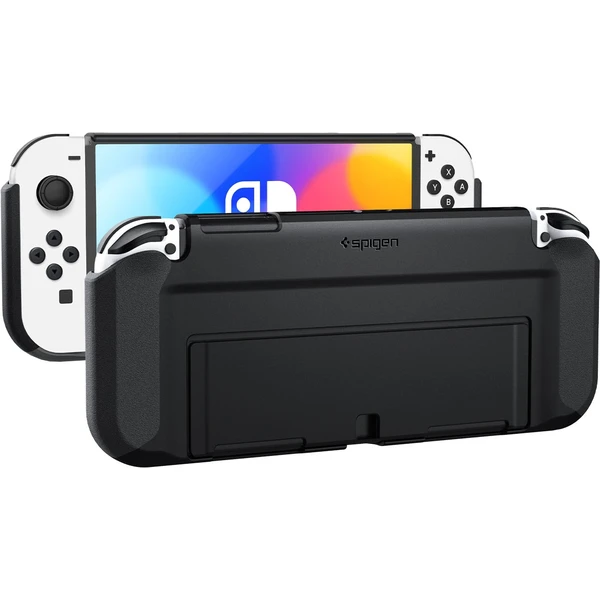 Spigen Thin Fit ochranný kryt pre Nintendo Switch OLED čierny - Puzdra - Obrázok YBK4G00101