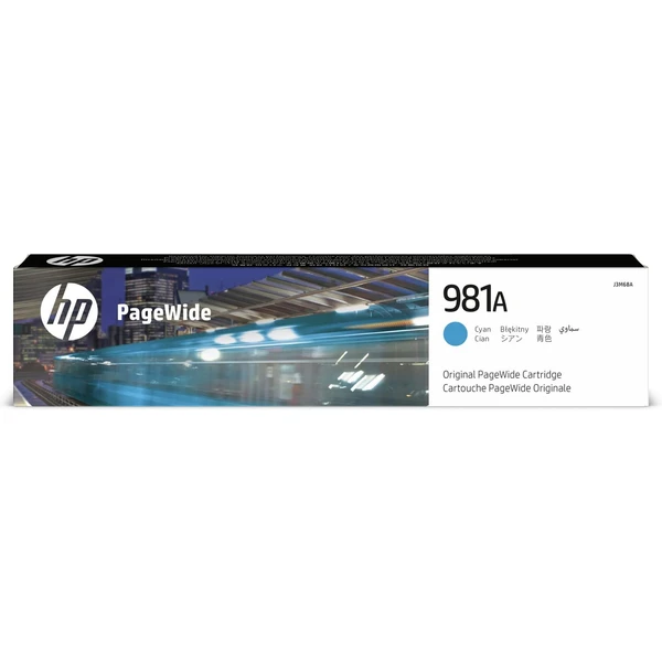 HP J3M68A č. 981A Azúrová originálna - Cartridge - Hlavný obrázok