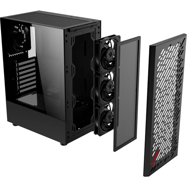 ADATA XPG VALOR AIR čierna - Počítačové skrine - Obrázok YC6WF00101
