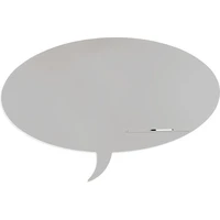 Rocada Skin Shape Talk 6441-7038 magnetická tabuľa achátová šedá RAL 7038 - Magnetické tabule