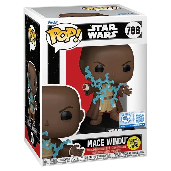 Funko POP! #788 Star Wars: SW: Revenge of the sith - Mace Windu (Special) (GITD) - Funko POP! - Obrázok YCMG000K01