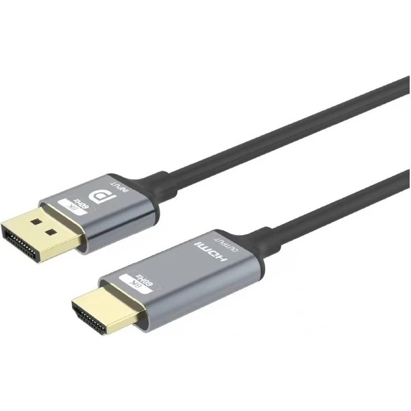 PremiumCord DisplayPort 1.4/HDMI 2.1 kábel 8K 2m čierny - Káble a redukcie - Hlavný obrázok