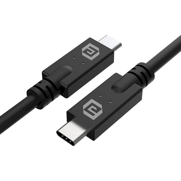Akasa USB-C/USB-C napájací kábel 8K 240W 1m čierny - Káble a redukcie - Obrázok YDHK000K01