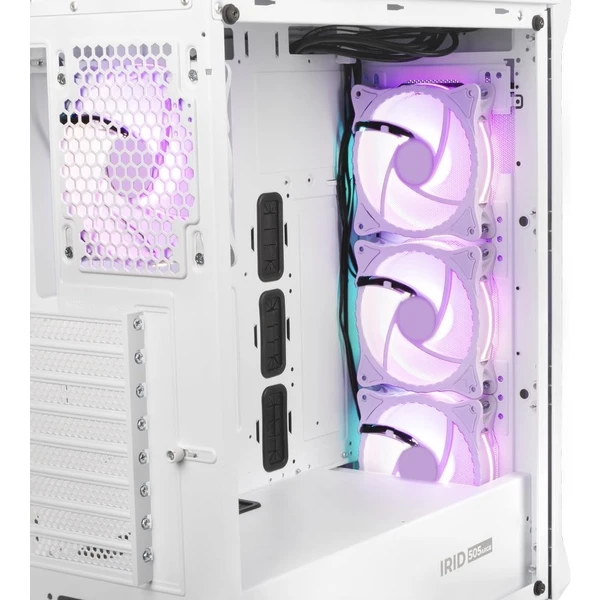 Genesis IRID 505 RGB biela - Počítačové skrine - Obrázok YDNY600301