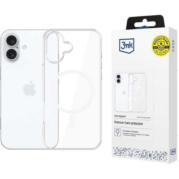 3mk ochranný kryt Clear MagCase pre Apple iPhone 16