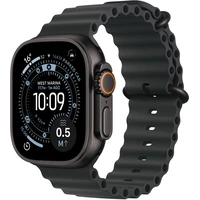 Apple Watch Ultra 3 (2025) 49mm Čierny titán s čiernym oceánskym remienkom - Inteligentné hodinky