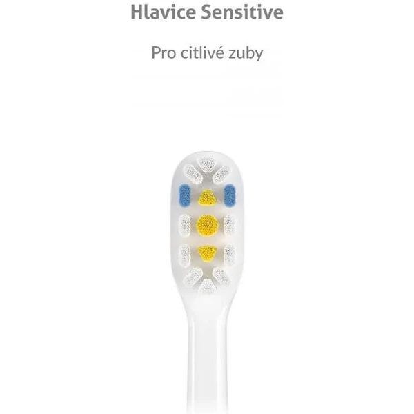 TrueLife SonicBrush UV Heads White Sensitive 8 Pack - Zubné kefky - Obrázok YDTG300401