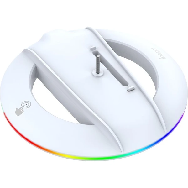 iPega P5S025S Vertikálne Stojan s RGB pre PS5 Slim/PS5 Pro biely - Stojany - Obrázok YDX3000P01