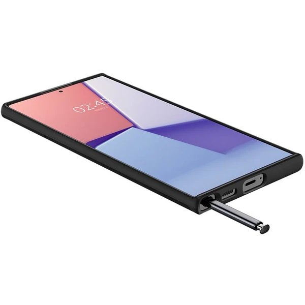 Spigen Thin Fit kryt Samsung Galaxy S22 Ultra čierny - Puzdra - Obrázok YE5C100501