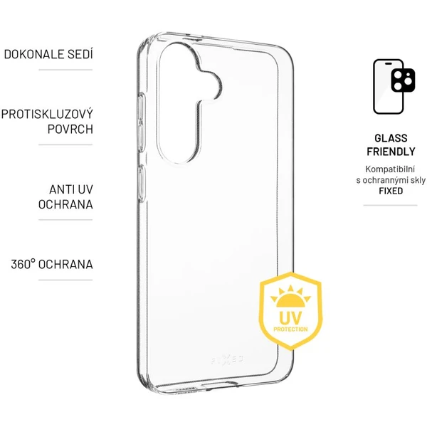 FIXED Slim AntiUV TPU kryt Samsung Galaxy S24 číry - Puzdra - Obrázok YE71000K01