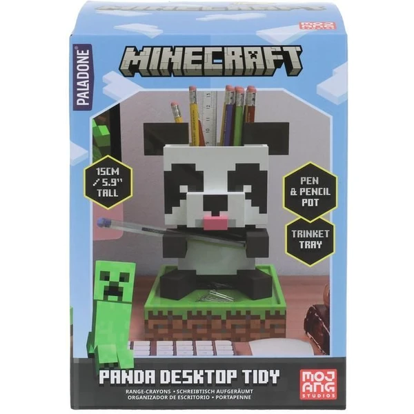 Stojanček na ceruzky Minecraft - Panda - Držiaky - Obrázok YEO7G00101