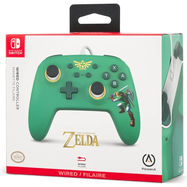 PowerA drôtový herný ovládač Hyrule Defender (Switch) - Herné ovládače - Obrázok YEQS100501