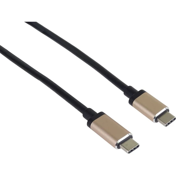 PremiumCord USB-C/USB-C napájací kábel 60W 0,5m zlatý - Káble a redukcie - Obrázok YFLF000K01