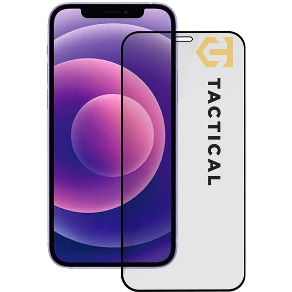 Tactical Glass Shield 5D sklo pre iPhone 12 Mini čierne - Ochranné fólie a sklo - Hlavný obrázok