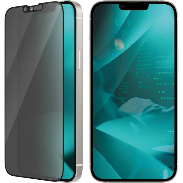 PanzerGlass™ Ultra-Wide Fit Privacy iPhone 14 Plus/13 Pro Max s inštalačným rámčekom - Ochranné fólie a sklo - Obrázok YHKG100501