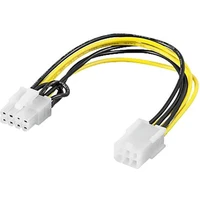 PremiumCord redukcia napájania PCI Express 6 pin - PCI Express 8 pin - Káble a redukcie