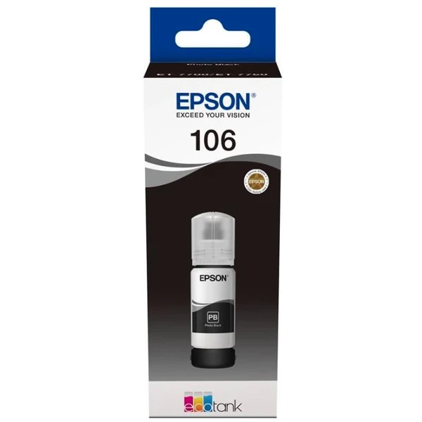 EPSON 106 EcoTank fotografická čierna atramentová náplň - Tonery - Hlavný obrázok