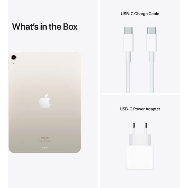 Apple iPad Air 64GB Wi-Fi hviezdne biely (2022) (Kategória B) - Tablety - Obrázok YHYX600301