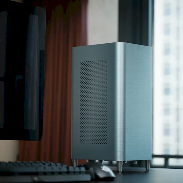 Jonsbo N1 Mini-ITX sivá - Počítačové skrine - Obrázok YIUD000K01