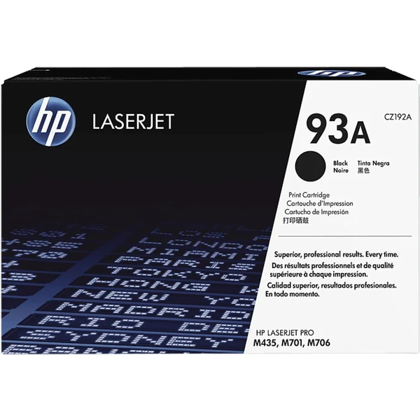 HP CZ192A č. 93A Čierna originálna - Tonery - Hlavný obrázok