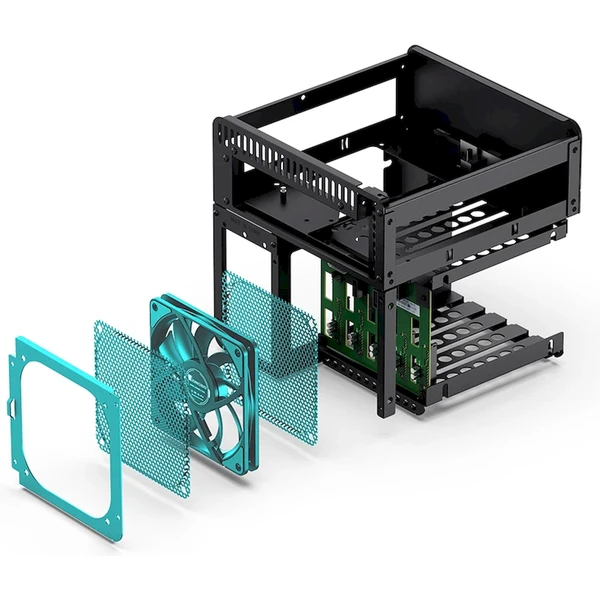 Jonsbo N2 Mini-ITX čierna - Počítačové skrine - Obrázok YJUD000K01