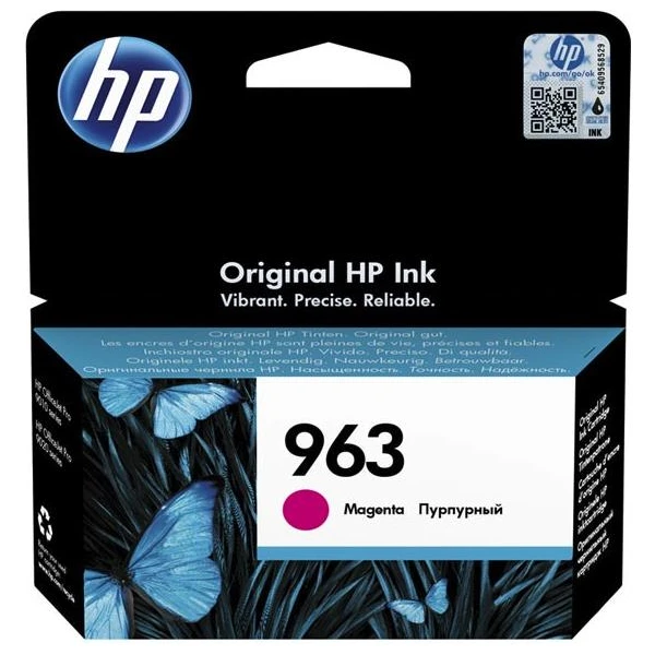 HP 3JA24AE č. 963 Ružová originálna - Cartridge - Hlavný obrázok