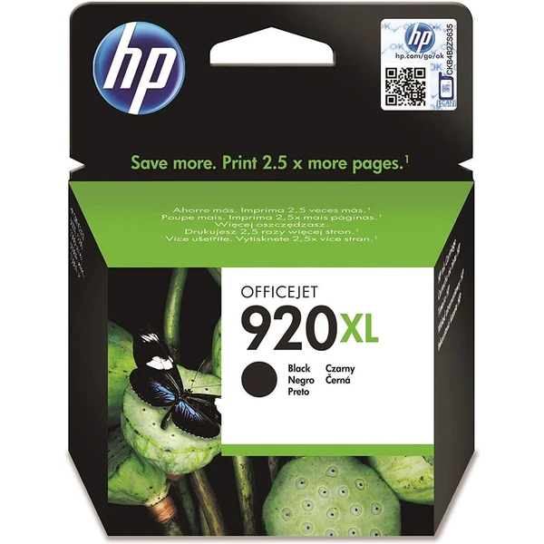 HP CD975AE č. 920XL Čierna originálna - Cartridge - Hlavný obrázok