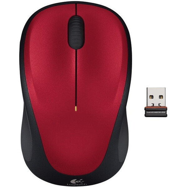E-shop Logitech M235 myš, červená