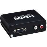 PremiumCord HDMI -> VGA + Cinch elektronická redukcia čierna - Káble a redukcie