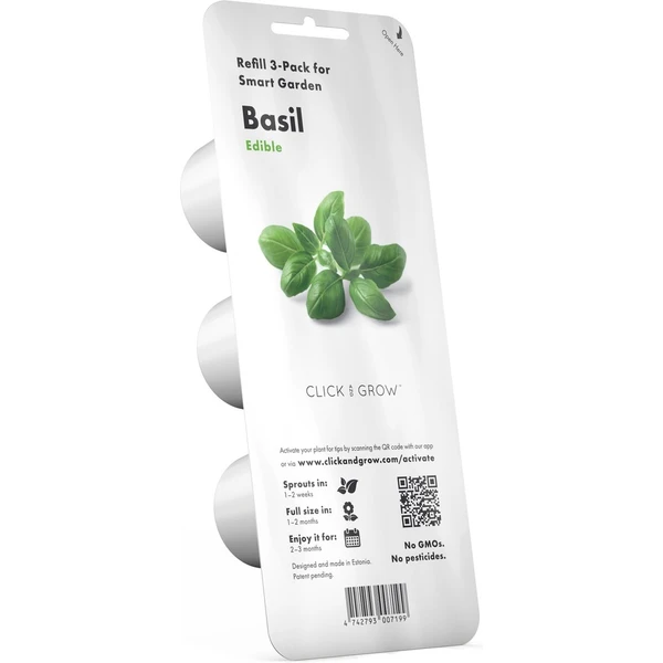 Click and Grow bazalka kapsule so semienkami a substrátom 3ks - Sadenice - Obrázok YLSR000401