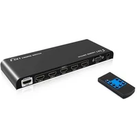 PremiumCord 4Kx2K@60Hz HDMI 2.0 switch 5:1 HDR, RS232 s diaľkovým ovládačom - Ostatné