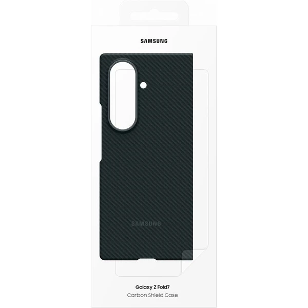 Samsung Carbon Shield Case ochranný kryt Galaxy Z Fold7 čierny - Puzdra - Obrázok YMGE000K01