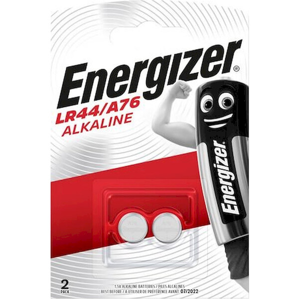 Energizer LR44/A76 alkaická gombíková batéria - 2ks - Batérie - Hlavný obrázok