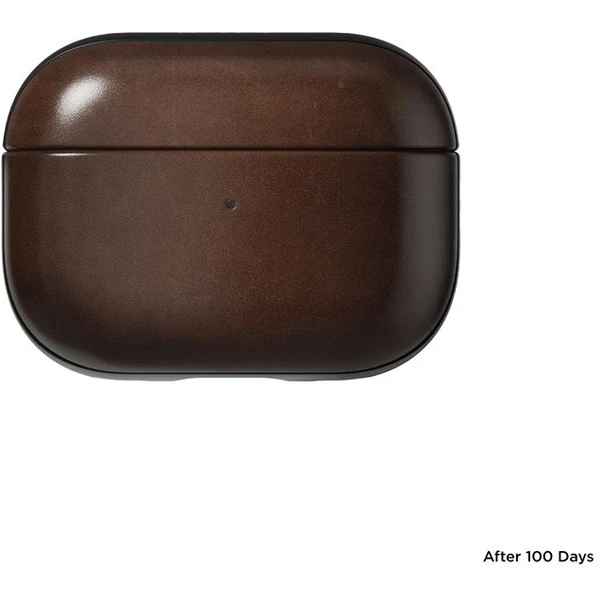 Nomad Modern Leather puzdro AirPods Pro 2. generácie tmavo hnedé - Puzdra - Obrázok YMH5000N01