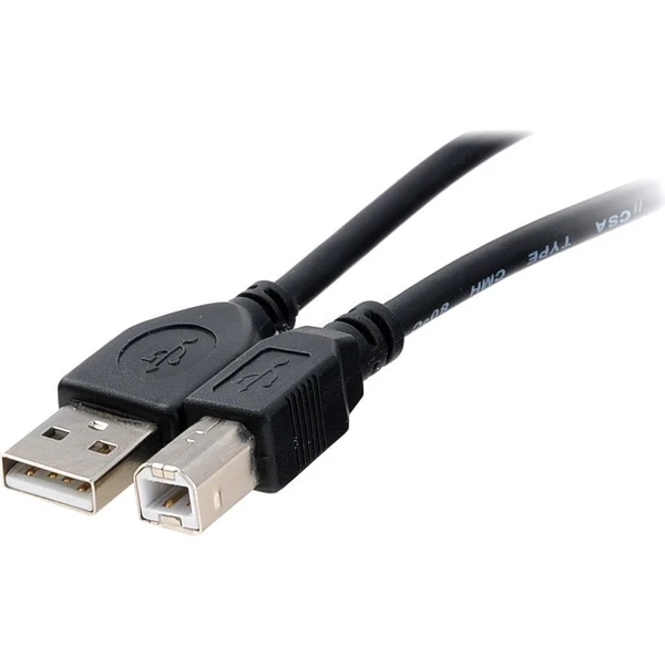 PremiumCord USB-A/USB-B kábel 5m čierny - Káble a redukcie - Hlavný obrázok