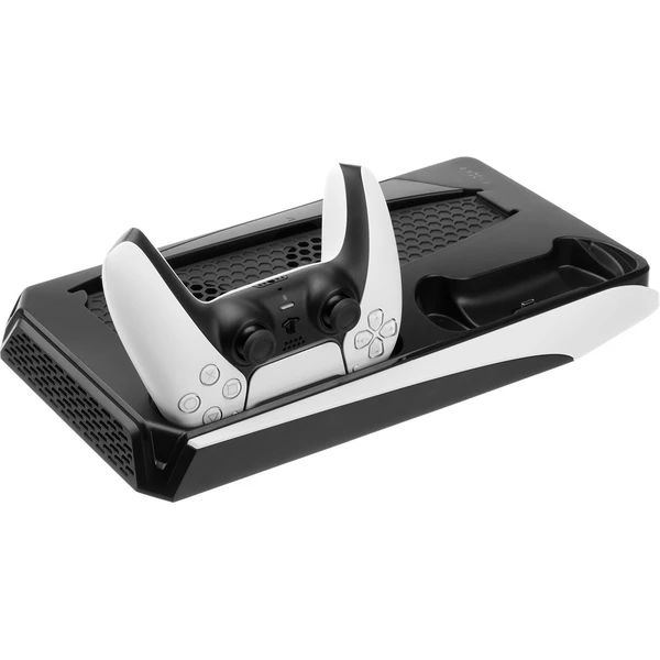 FIXED nabíjacia stanica s chladením pre PlayStation 5 a DualSense čierna - Dokovacie stanice - Obrázok YN1A700301