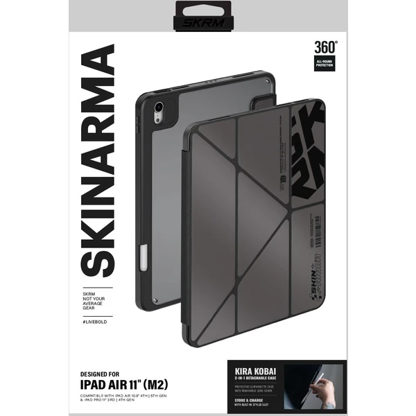 SKINARMA Kira Kobai puzdro iPad Air 11" (2025/2026) Gunmetal - Puzdra - Obrázok YND5000O01