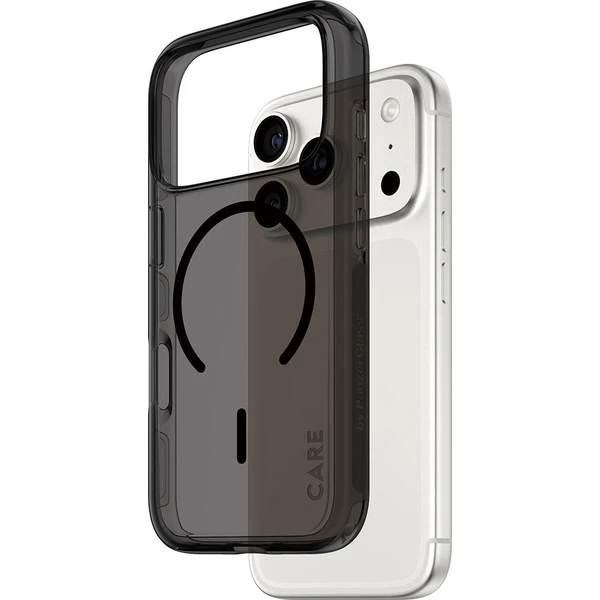 PanzerGlass® CARE Smokey kryt s MagSafe Apple iPhone 17 Pro dymový/čierny - Puzdra - Hlavný obrázok