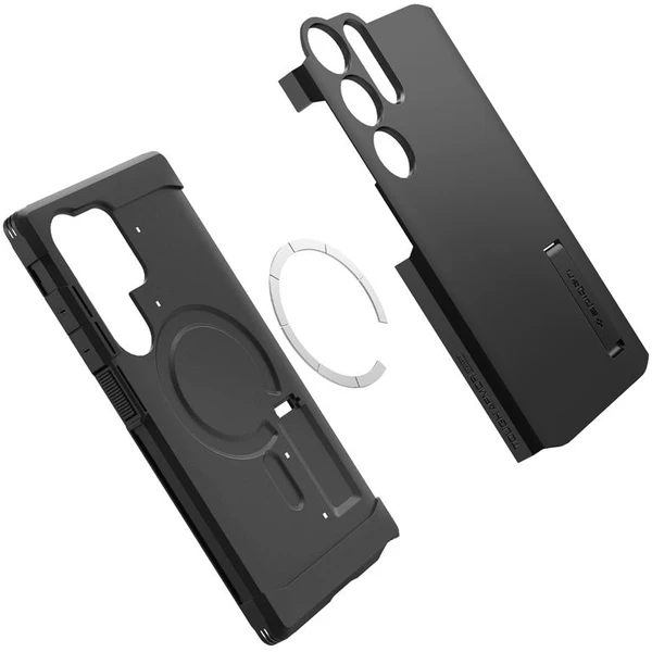 Spigen Tough Armor MagFit kryt Samsung Galaxy S24 Ultra čierny - Puzdra - Obrázok YP91000P01