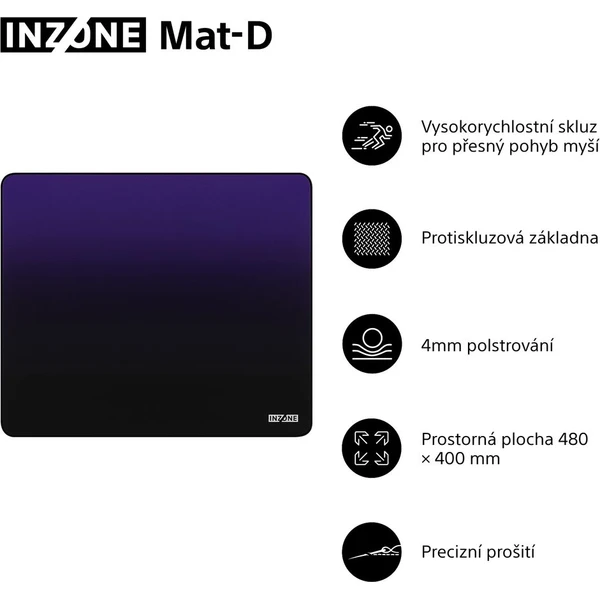 Sony INZONE Mat D herná podložka pod myš - Podložky - Obrázok YPBH000K01