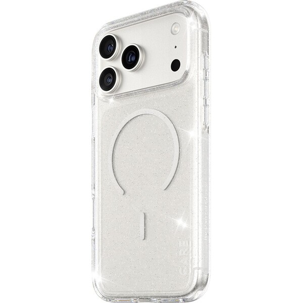 E-shop PanzerGlass® CARE Star Lit kryt s MagSafe Apple iPhone 17 Pro Max trblietavý/biely