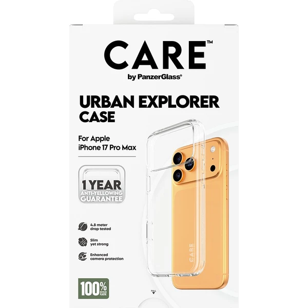 PanzerGlass® CARE Urban kryt Apple iPhone 17 Pro Max číry - Puzdra - Obrázok YPEH000K01