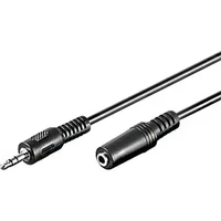 PremiumCord 3,5mm/3,5mm predlžovací kábel 10m čierny - Káble a redukcie
