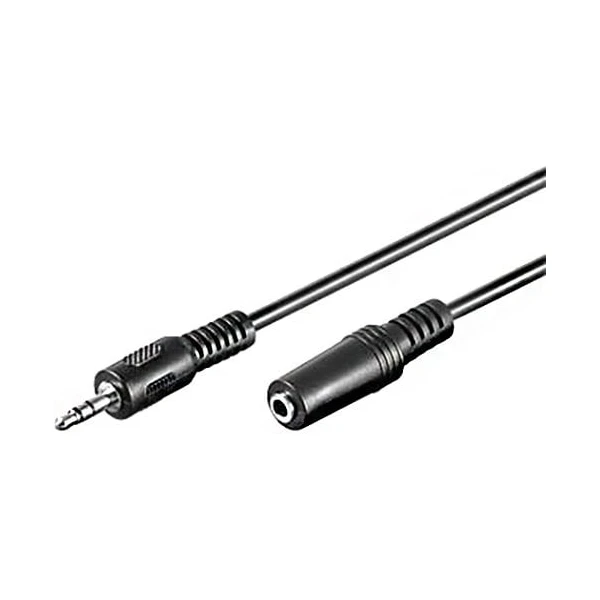 PremiumCord 3,5mm/3,5mm predlžovací kábel 10m čierny - Káble a redukcie - Hlavný obrázok