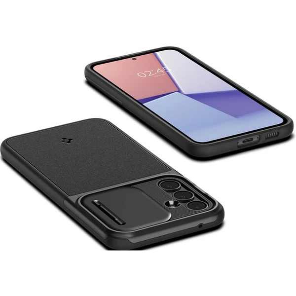 Spigen Optik Armor kryt Samsung Galaxy S23 FE čierny - Puzdra - Obrázok YPV3000N01