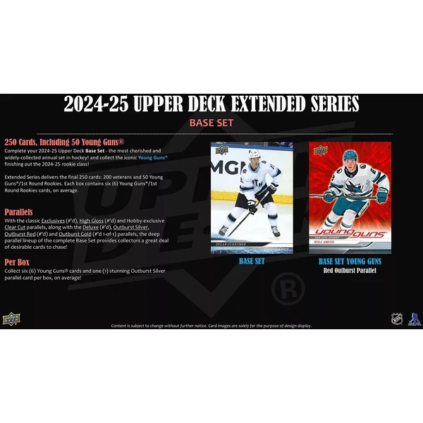 Hokejové karty 2024-25 Upper Deck Extended Series Hockey Hobby Balíček - Hokejové karty - Obrázok YQ1H000L01