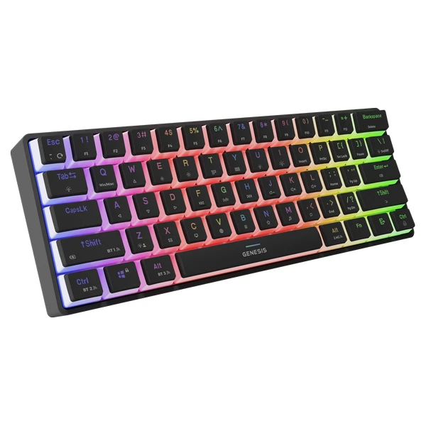 GENESIS THOR 660 G2 bezdrôtová herná klávesnica čierna (Gateron Red) - Klávesnice - Obrázok YR9E000K01