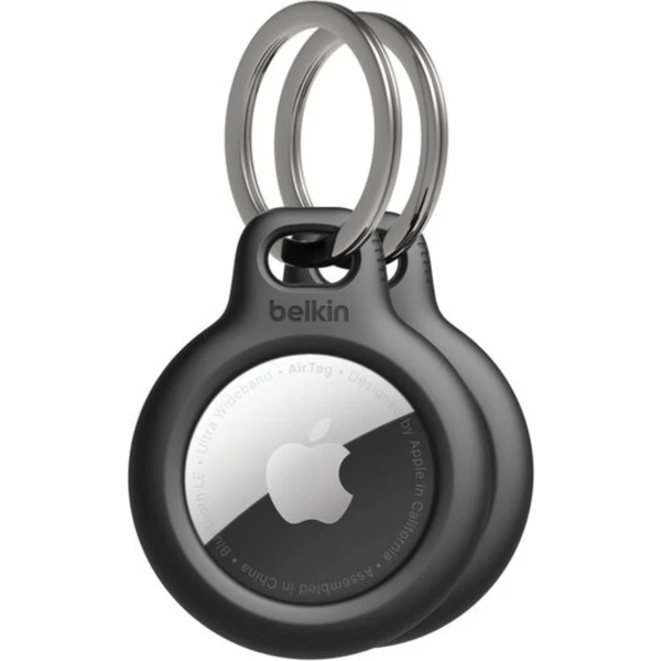 Belkin Secure holder púzdro na AirTag s krúžkom čiernej (dual pack) - Puzdra - Obrázok YRY4000701
